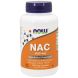 N-Ацетилцистеин (Now Foods, NAC), 600 мг, 100 вегетарианских капсул