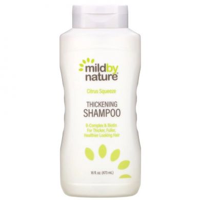 Шампунь для увеличения густоты волос, цитрус (Mild By Nature, Thickening B-Complex + Biotin Shampoo) 414 мл