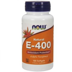 Витамин Е-400, d-альфа токоферол (Now Foods, E-400, d-alpha Tocopheryl), 100 мягких капсул
