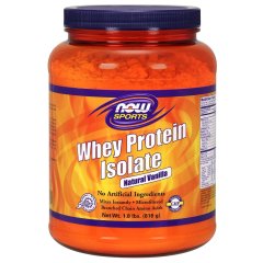 NOW Foods, Sports, Whey Protein Isolate, Powder, Natural Vanilla, 816 g