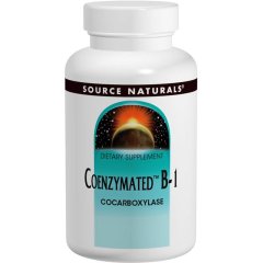 Кокарбоксилаза, Коэнзим В-1 (Source Naturals, Coenzymated B-1), 60 таблеток