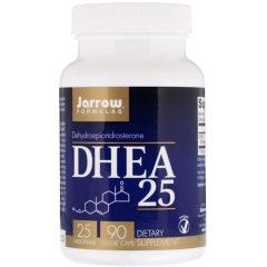 ДГЭА (Дегидроандростерон)  (Jarrow Formulas, DHEA 25), 25 мг, 90 капсул